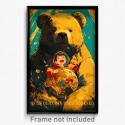Vietnamese Movie Poster - Boy Feeling Carefree, Metallic Bear Costume (Print)