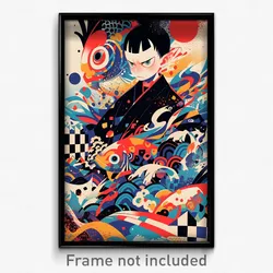 Anime Art Poster - Man Feeling Angry Wearing Delightful Impossible Dress (Print)