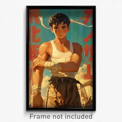 Greek Movie Poster - Boy Feeling Shame, White Brown Leotard (Greece Art Print)