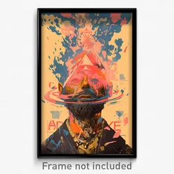 Greek Movie Poster - Captivating Dream (Greece Psychedelic Art Retro Film Print)