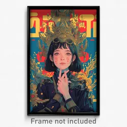 Thai Movie Poster - Girl Feeling Self Critical, Fancy Wand (Thailand Art Print)