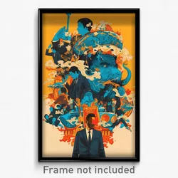 Thai Movie Poster - Pristine Pound (Thailand Psychedelic Art Retro Film Print)