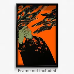 Mexican Movie Poster - Man Feeling Homesickness, Orderly Orange (Art Print)