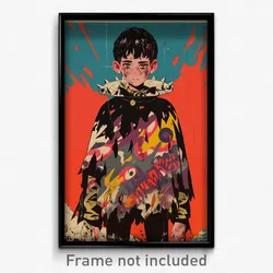 Spanish Movie Poster - Boy Feeling Paranoid, Smooth Torn Cape (Spain Art Print)
