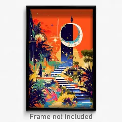 Bollywood Movie Poster - Deadly Arch (India Retro Hindi Film Art Print)