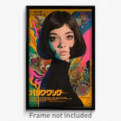 Thai Movie Poster - Girl Feeling Loathing, Taut Asymmetrical Sleeves (Art Print)