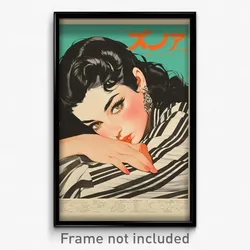Spanish Movie Poster - Girl Feeling Restlessness, Colorless Sleeveless Coat
