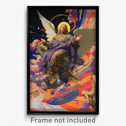 Art Poster - Gracious Hospice (Psychedelic Trippy Weird 11x17 Print)