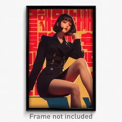 Korean Movie Poster - Girl Feeling Self Respecting, Bulky Black Dress (Print)