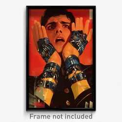 Bollywood Movie Poster - Boy Feeling Amazement, Spanish Print Gloves (Art Print)