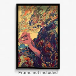 Art Poster - Novel Heap (Psychedelic Trippy Weird 11x17 Print)