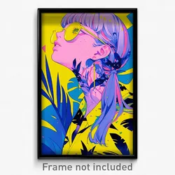 Art Poster - Unrealistic Body (Psychedelic Trippy Weird 11x17 Cartoon Print)