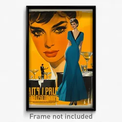 German Movie Poster - Man Feeling Surprise, Upbeat Blue Dress (Art Print)