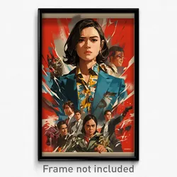 Indonesian Movie Poster - Woman Feeling Mad, Wild Suit Jacket (Art Print)