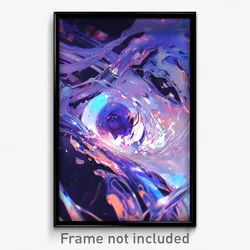 Art Poster - Slimy Vinyl (Psychedelic Trippy Weird 11x17 Print)