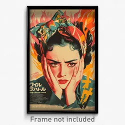 Mexican Movie Poster - Woman Feeling Isolated, Marvelous Hair Bow (Art Print)