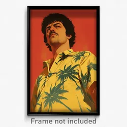 Brazilian Movie Poster - Man Feeling Resentment, Natural Two Tone (Art Print)