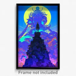 Art Poster - Major Principality (Psychedelic Trippy Weird 11x17 Cartoon Print)