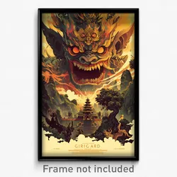 Indonesian Movie Poster - Tidy Gargoyle (Indonesia Retro Film Art Print)