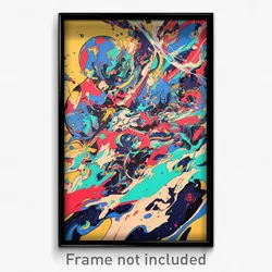 Art Poster - Shiny Pulpit (Psychedelic Trippy Weird 11x17 Print)