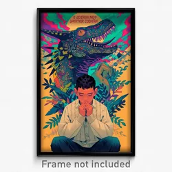 Mexican Movie Poster - Boy Feeling Regret, Expensive White Cardigan (Art Print)
