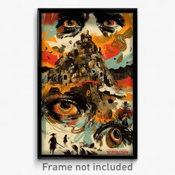 Spanish Movie Poster - Imperfect Gorge (Spain Psychedelic Art Retro Film Print)