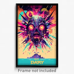 Mexican Movie Poster - Damp Bay (Mexico Psychedelic Trippy Art Retro Film Print)