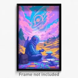 Movie Art Poster - All Over The Place Schnitzel (Psychedelic Retro Film Print)