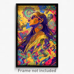 Bollywood Movie Poster - Vivacious Marketplace (India Hindi Film Art Print)