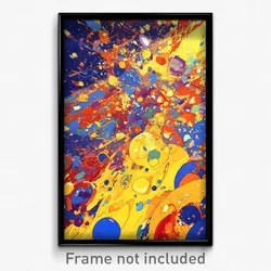 Art Poster - Liquid Tent (Psychedelic Trippy Weird 11x17 Print)