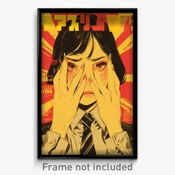 Thai Movie Poster - Girl Feeling Cynicism, Strong Yellow Necktie (Art Print)