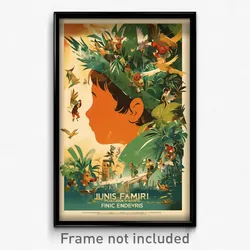 French Movie Poster - Boy Feeling Jubilation, Different Green Capelet (Print)
