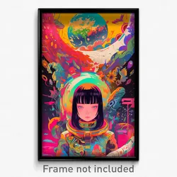 Movie Art Poster - Rubbery Garden (Psychedelic Trippy Retro Cartoon Film Print)