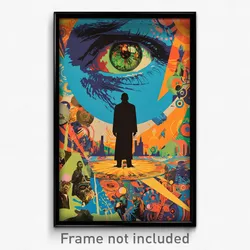 Spanish Movie Poster - Homely Pen (Spain Psychedelic Art Retro Film Print)