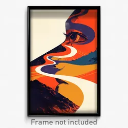 Icelandic Movie Poster - Narrow Province (Iceland Retro Film Art Print)