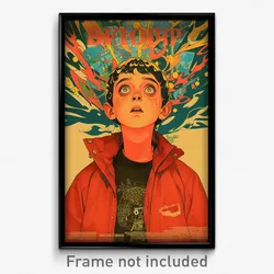Russian Movie Poster - Boy Feeling Loathing, Gentle Red Jacket (Art Print)