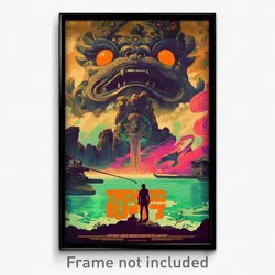 Mexican Movie Poster - Plush Fjord (Mexico Psychedelic Art Retro Film Print)