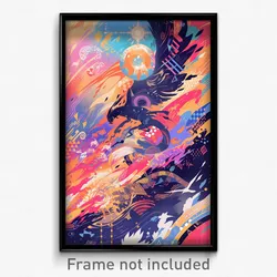 Icelandic Movie Poster - Monumental Lamp (Iceland Retro Film Art Print)
