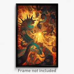 Art Poster - Extra Large Reservoir (Psychedelic Trippy Weird 11x17 Print)