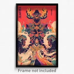 Vietnamese Movie Poster - Man Feeling Enjoyment, Amazing Shoulder Armor (Print)