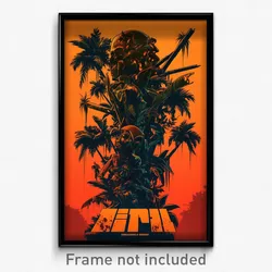 Vietnamese Movie Poster - Damp Fest (Vietnam Psychedelic Art Retro Film Print)