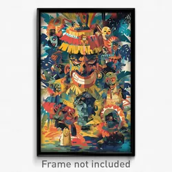 Mexican Movie Poster - Adventurous Backwater (Mexico Retro Film Art Print)