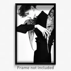 Art Poster - Boy Feeling Bitter Wearing Tremendous Pencil Dress (Print)