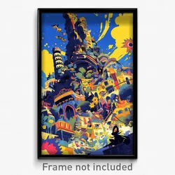 Mexican Movie Poster - All Over The Place Baronetcy (Mexico Film Art Print)