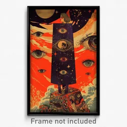 Movie Art Poster - Man Feeling Ambivalence, Thrifty Collared Dress (Film Print)