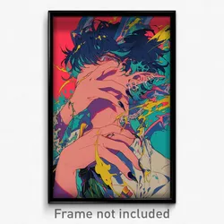 Anime Art Poster - Man Feeling Bliss Wearing Gorgeous Vampire Costume (Print)