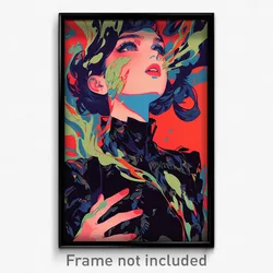 Greek Movie Poster - Woman Feeling Hatred, Quizzical Ribbon (Greece Art Print)