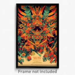 Mexican Movie Poster - Exotic Grave (Mexico Psychedelic Art Retro Film Print)