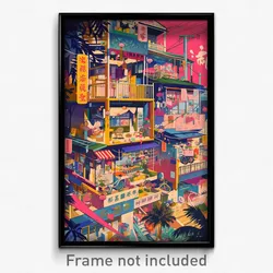Chinese Movie Poster - Stimulating Balcony (China Retro Film Art Print)