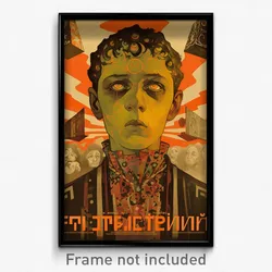 Russian Movie Poster - Boy Feeling Gloomy, Made Up Clothes (Russia Art Print)